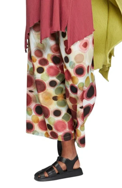 Luukaa Myra Printed Thin Cotton Pants In Multi