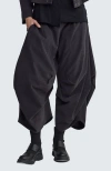 Luukaa Noira Pleated Balloon Pants In Black