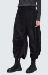 Luukaa Noira Pleated Balloon Pants In Black