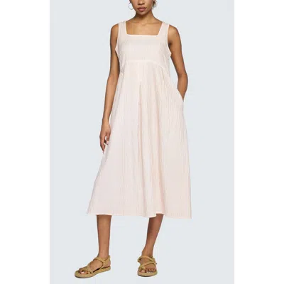 Luukaa Norelle Garment-dyed Balloon Dress In Pink