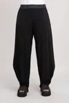 Luukaa Plain Pants In Black In Black