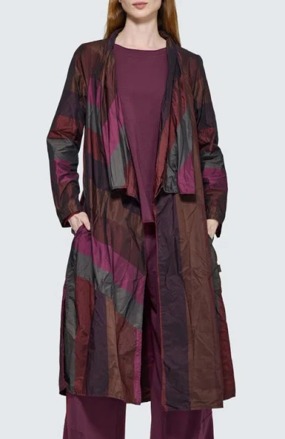 Luukaa Rosa Asymmetrical Duster In Multi