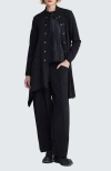 Luukaa Sable Structured Wide-leg Pants In Black