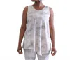 Luukaa Sleeveless Sense Top In Ecru In White