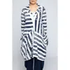 Luukaa Vespera Striped Voluminous Jacket In Multi