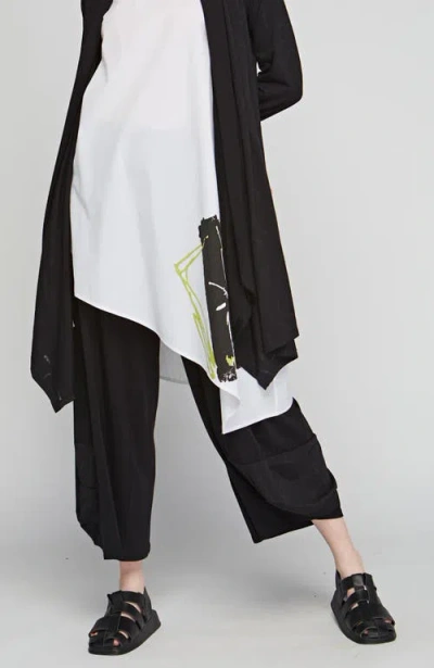 Luukaa Viva Cotton Jersey Pants In Black