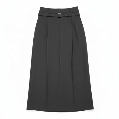 Luum Women's Grey Newport Skirt In Black