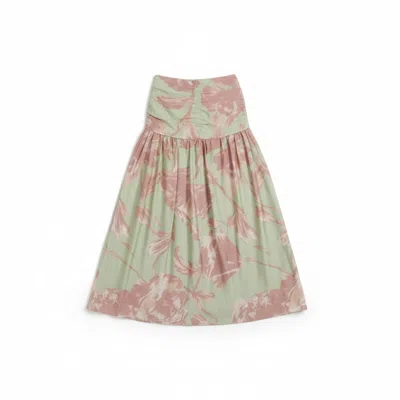 Luum Women's Tuscany Skirt - Green In Multi