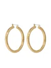 Luv Aj Amalfi Tube-hoop Earrings In Gold