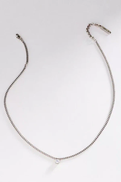 Luv Aj Bardot Stud Necklace In Silver