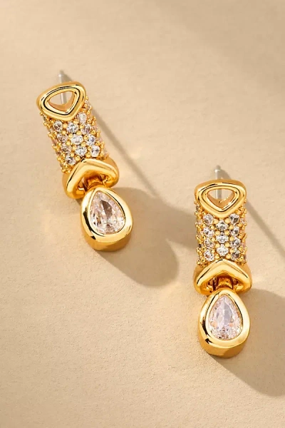 Luv Aj Cannoli Earrings In Gold