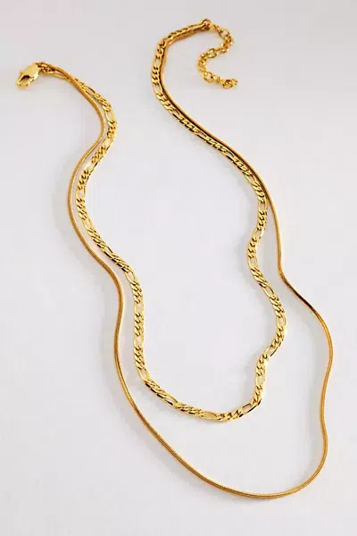 Luv Aj Cecilia Layered Chain Necklace In Gold