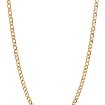 Luv Aj Classique Skinny Curb Chain In Gold
