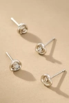 Luv Aj Coquille Earrings, Set Of 2 In Gold
