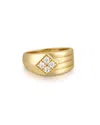 Luv Aj Dominick Diamond Ring In Gold