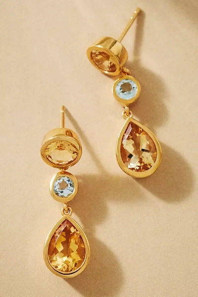 Luv Aj Helena Crystal Drop Earrings