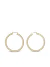 Luv Aj Hoop Earrings In Gold