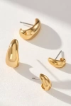 Luv Aj Hoop Earrings, Set Of 2