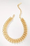 Luv Aj Metal Lace Choker In Gold