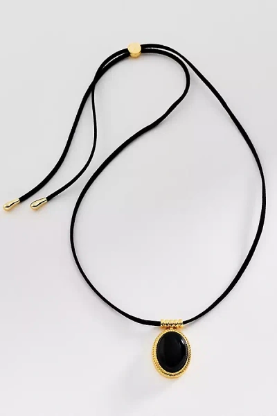 Luv Aj Midnight Mesa Cord Necklace In Black