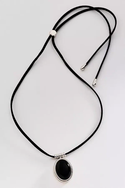 Luv Aj Midnight Mesa Cord Necklace In Black