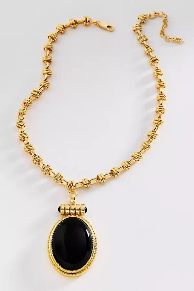 Luv Aj Midnight Mesa Pendant Necklace In Gold
