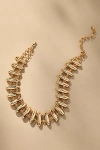 Luv Aj Milan Bead Stud Chocker Necklace In Gold