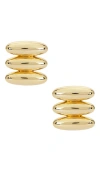 Luv Aj Milan Bead Stud Earrings
