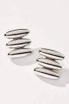 Luv Aj Milan Bead Stud Earrings In Metallic