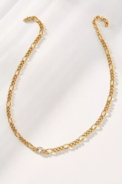 Luv Aj Oval Bezel Chain Necklace