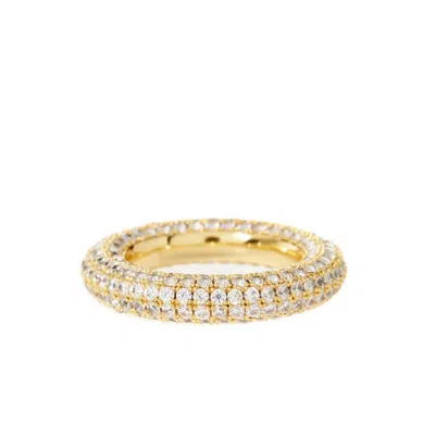 Luv Aj Pave Amalfi Ring In Gold