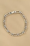 Luv Aj Pavé Link Bracelet In Silver