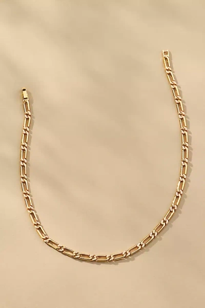 Luv Aj Pavé Link Necklace In Gold