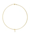 Luv Aj Pear Charm Snake Chain Necklace In 골드