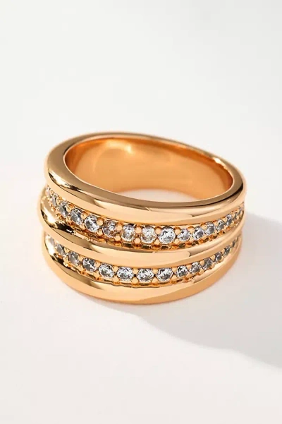 Luv Aj Positano Pavé Ring In Gold