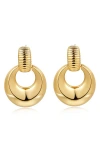 Luv Aj Remy Doorknocker Hoop Earrings In Gold