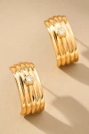 Luv Aj Ridge Positano Earrings In Gold