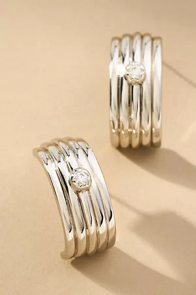 Luv Aj Ridge Positano Earrings In Metallic