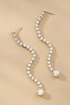 Luv Aj Rose Bud Drop Earrings In White