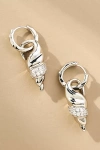 Luv Aj Seashell Huggie Hoop Earrings In Metallic