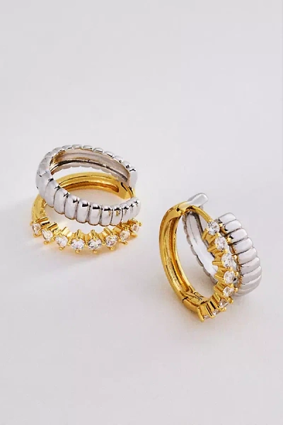 Luv Aj Sierra Split Huggies In Gold