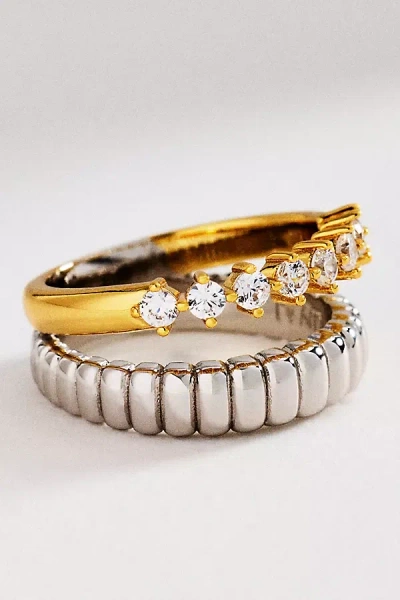 Luv Aj Sierra Split Ring In Gold