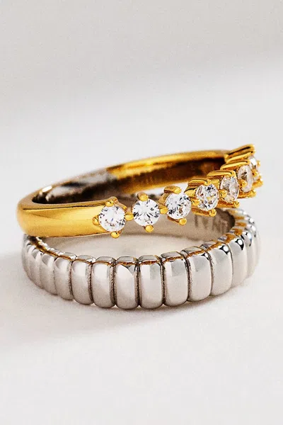 Luv Aj Sierra Split Ring In Transparent