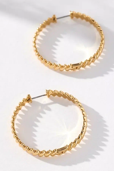 Luv Aj Snake Chain Hoop Earrings