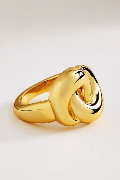 Luv Aj Solstice Knot Ring In Gold