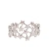 LUV AJ STARDUST BAND RING IN SILVER