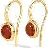 Luv Aj The Amber Honey Hook Threader Earrings In Gold