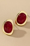 Luv Aj The Amber Honey Resin Stud Earrings In Multi