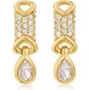 Luv Aj The Cannoli Stud Earrings In Gold