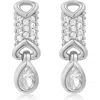 Luv Aj The Cannoli Stud Earrings In Silver